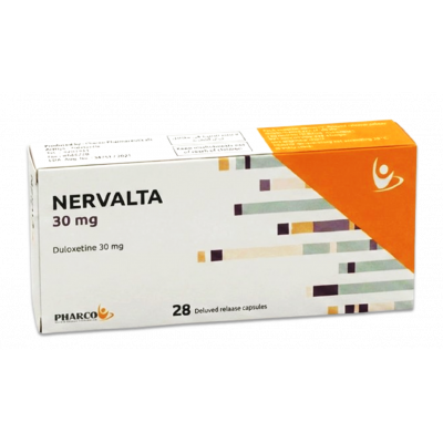 NERVALTA 30 MG ( DULOXETINE ) 28 DELAYED RELEASE CAPSULES